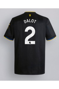 Manchester United Diogo Dalot #2 Fotballdrakt Tredje Klær 2025-26 Korte ermer